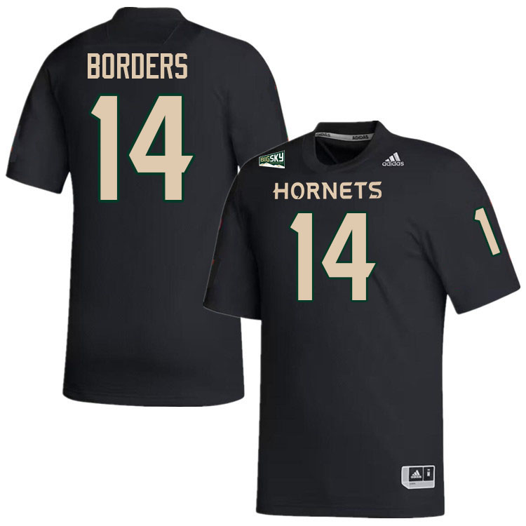 Curron Borders SAC State Jersey,Sacramento State Hornets #14 Curron Borders Jersey-Black